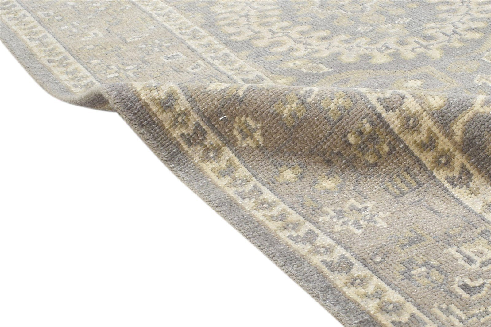 Wool Grey Rug 6' X 8' Persian Hand Knotted Oushak Oriental Room Size Carpet 7864104026261