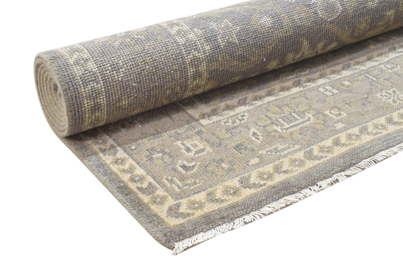 Wool Grey Rug 6' X 8' Persian Hand Knotted Oushak Oriental Room Size Carpet 7864104026261