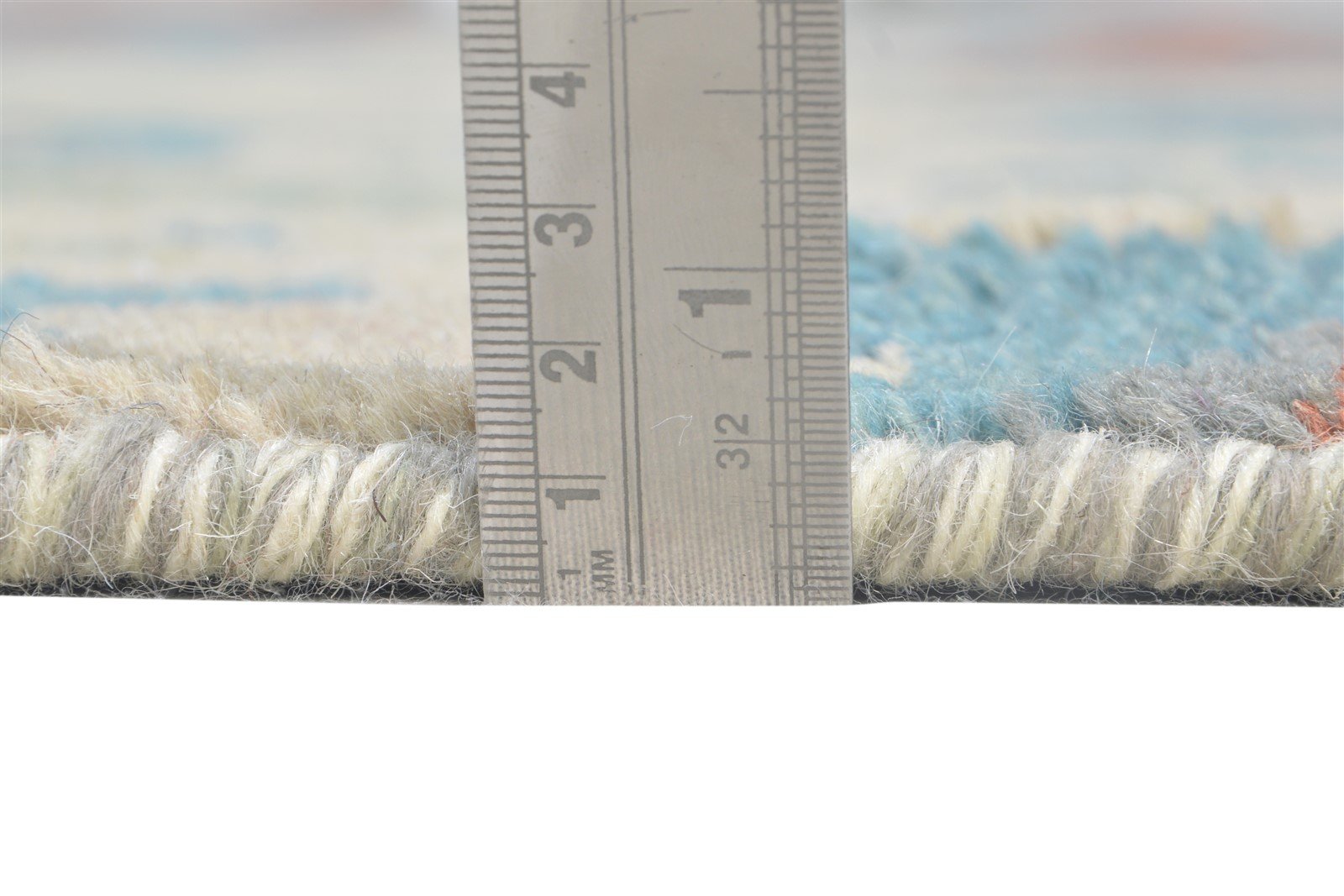 Fanya Wool Grey Rug 6' X 9' Modern Hand Knotted Bohemian Abstract 7864941510805