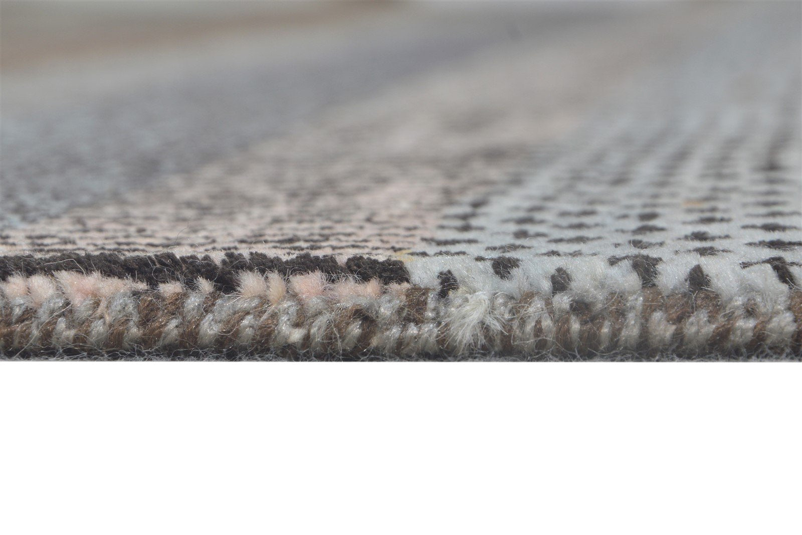 Wool Grey Rug 8' X 10' Modern Hand Knotted Agra Grass Trellis Large Carpet 7865149325461