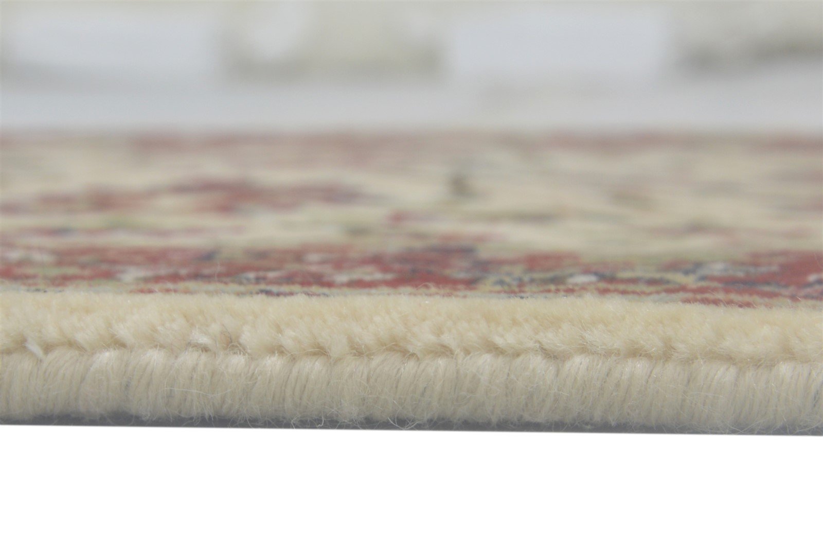 Wool Ivory Rug 3' X 10' Persian Hand Knotted Heriz-Indian Oriental Small Runner 7864089837717