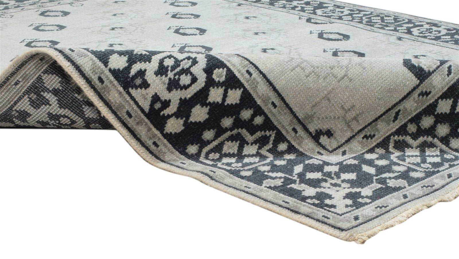 Wool Ivory Rug 5' X 7' Persian Hand Knotted Bokhara Oriental Room Size Carpet 7864083218581