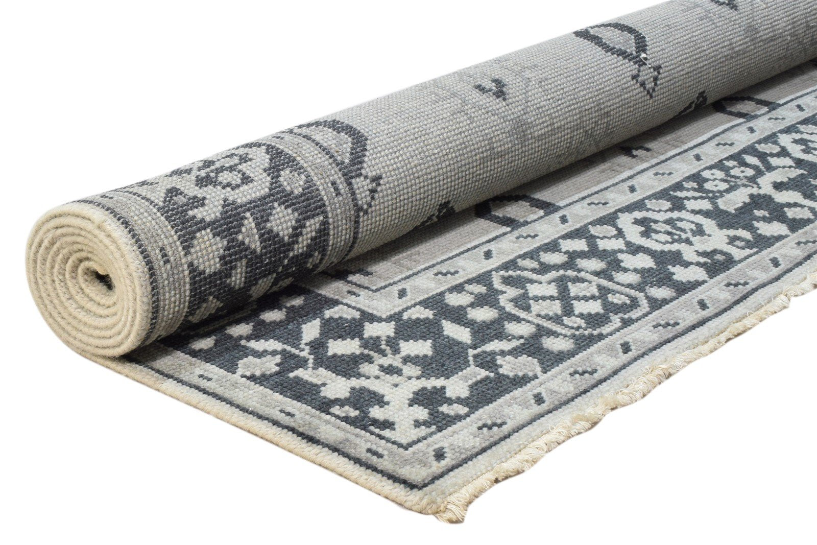 Wool Ivory Rug 5' X 7' Persian Hand Knotted Bokhara Oriental Room Size Carpet 7864083218581