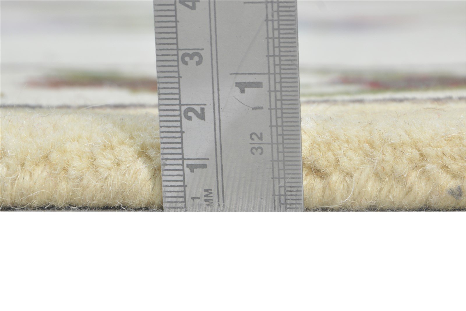Wool Ivory Rug 6' X 8' Modern Hand Tufted French Floral Room Size Carpet 7864995807381