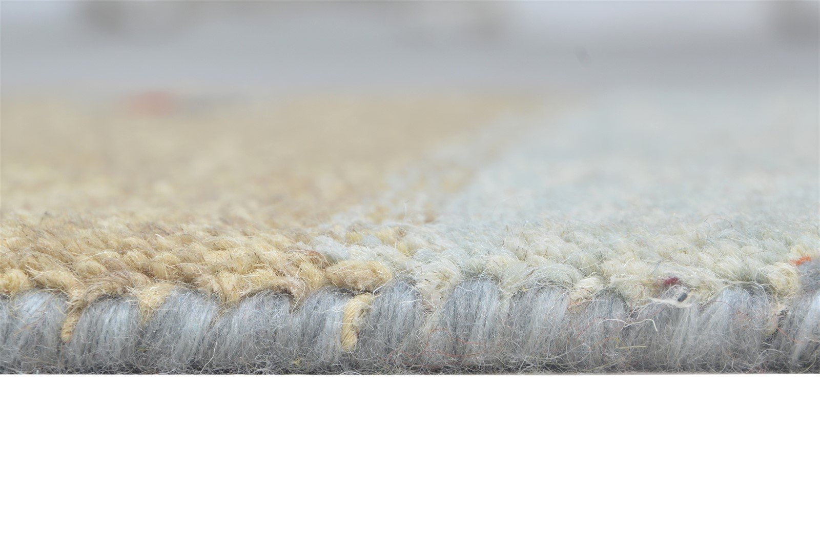 Wool Light Blue Rug 2X3 Southwestern Hand Knotted American Tribal Small Carpet 7865061802133