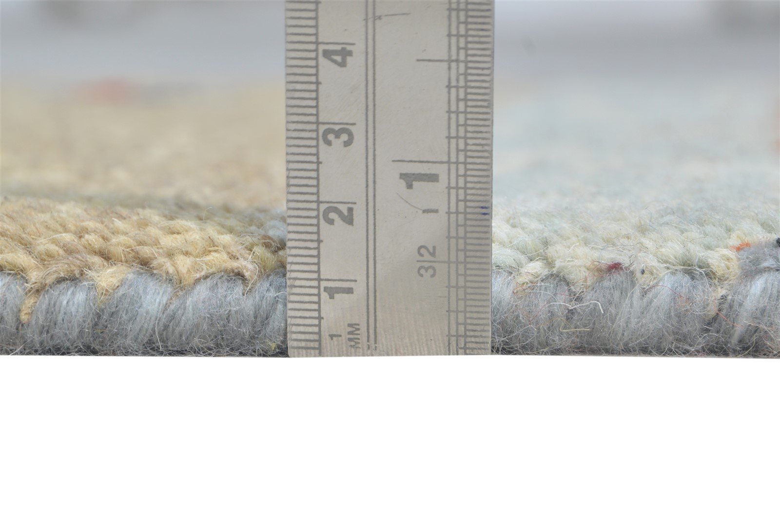 Wool Light Blue Rug 2X3 Southwestern Hand Knotted American Tribal Small Carpet 7865061802133
