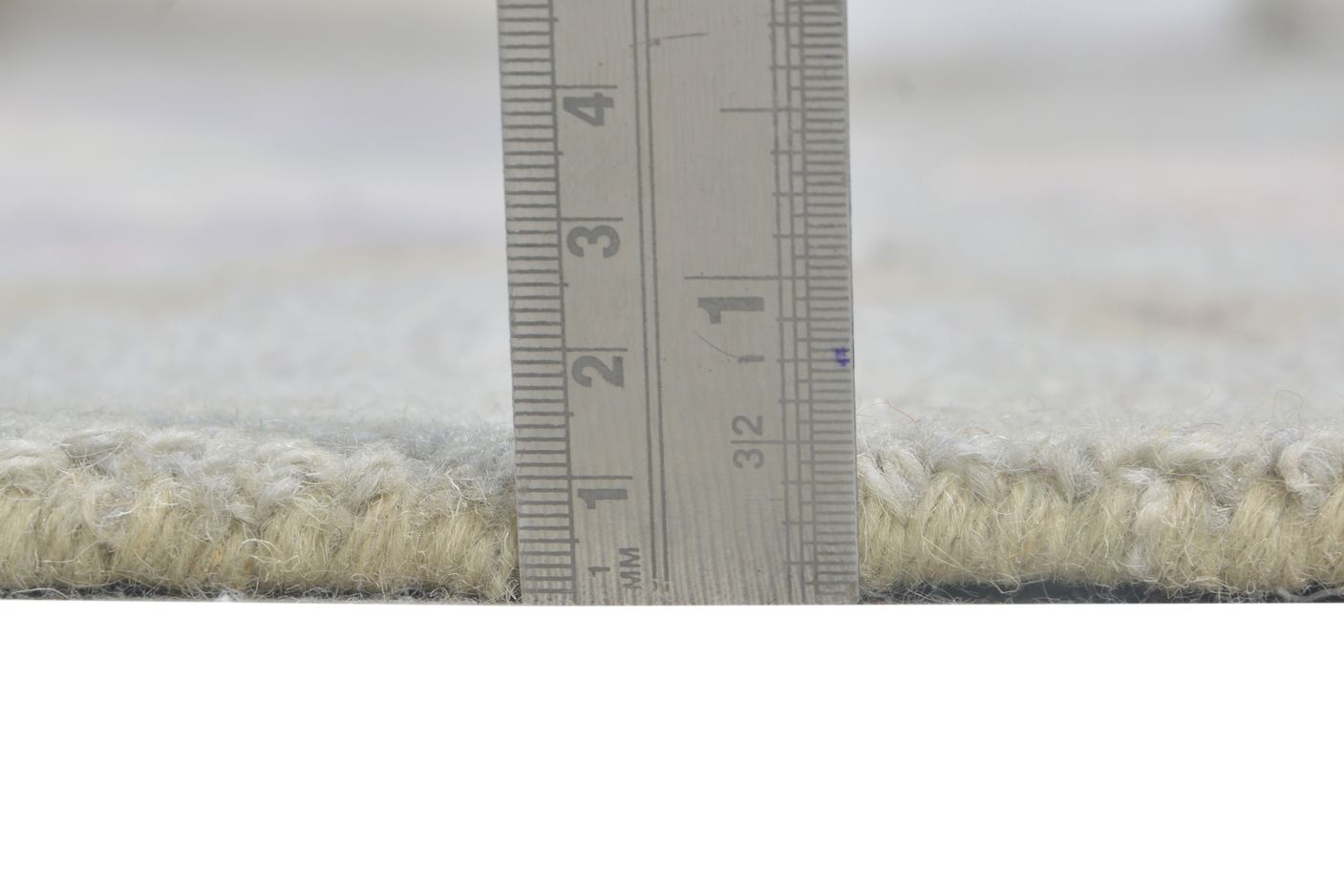Wool Light Grey Rug 5' X 8' Modern Hand Tufted French Floral Room Size Carpet 7865055051925