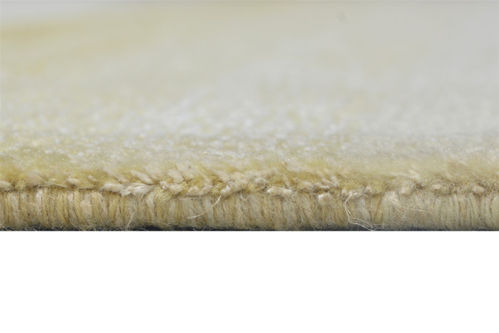 Wool / Linen Sand Rug 6X8 Modern Hand Knotted Scandinavian Striped Room Size 7864360796309