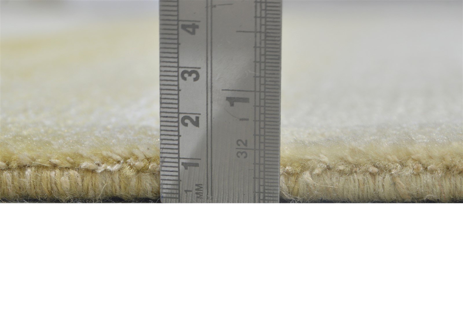Wool / Linen Sand Rug 6X8 Modern Hand Knotted Scandinavian Striped Room Size 7864360796309