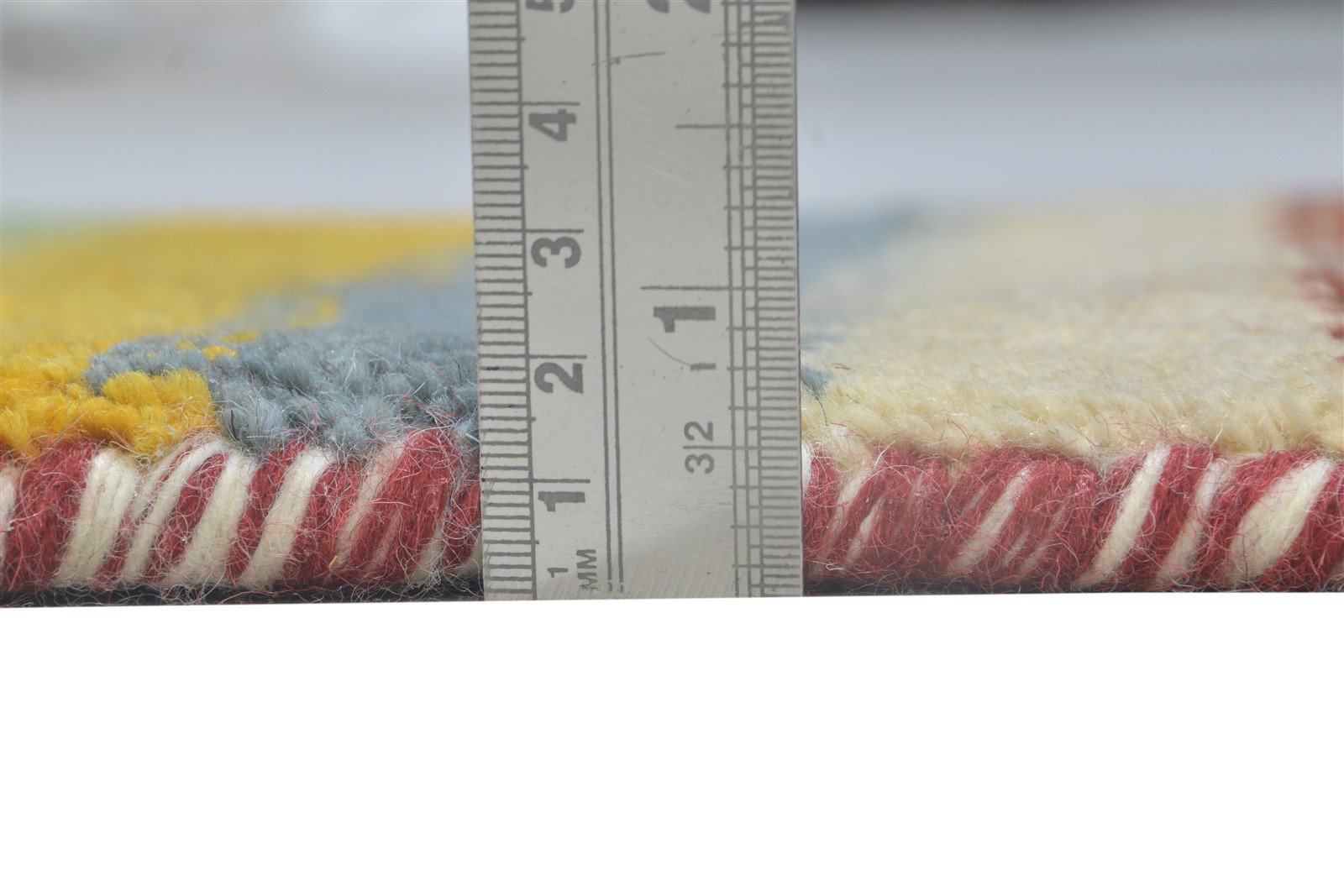 Wool Multi Color Rug 1X2 Persian Hand Knotted Gabbeh Southwestern Small Carpet 7864209146005