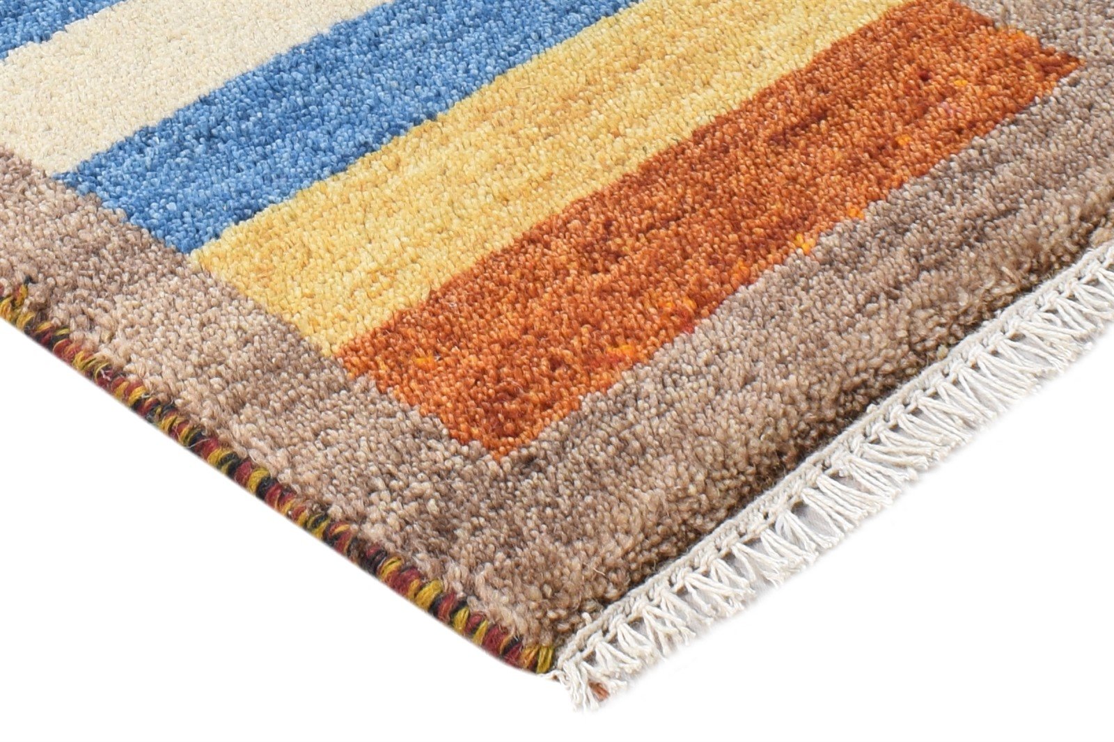 Simone Wool Multi Color Rug 1X2 Persian Hand Knotted Southwestern Tribal 7865183699093