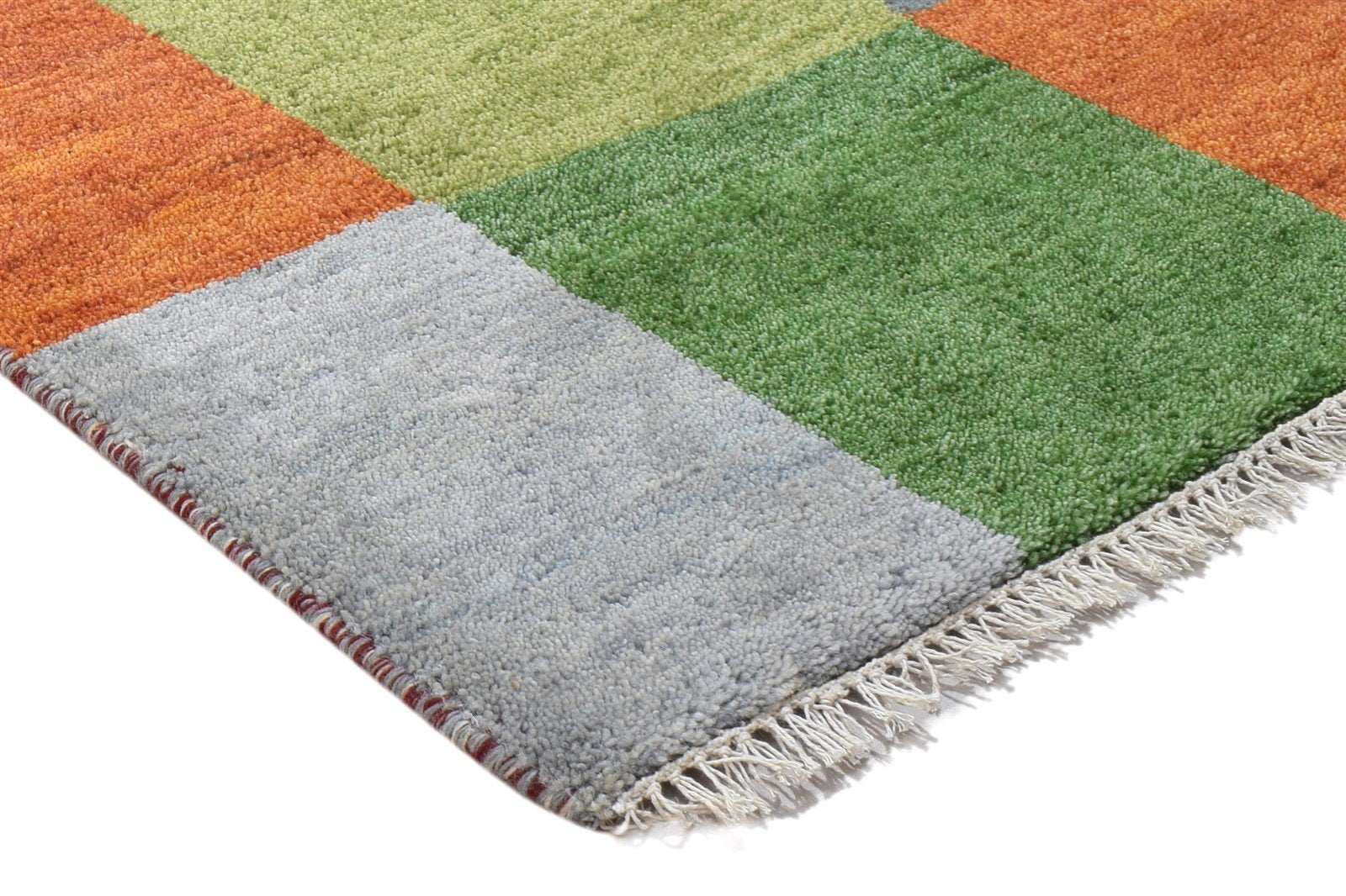 Wool Multi Color Rug 2'6 X 5' Persien Hand Knotted Gabbeh Tribal Small Carpet 7864316887189