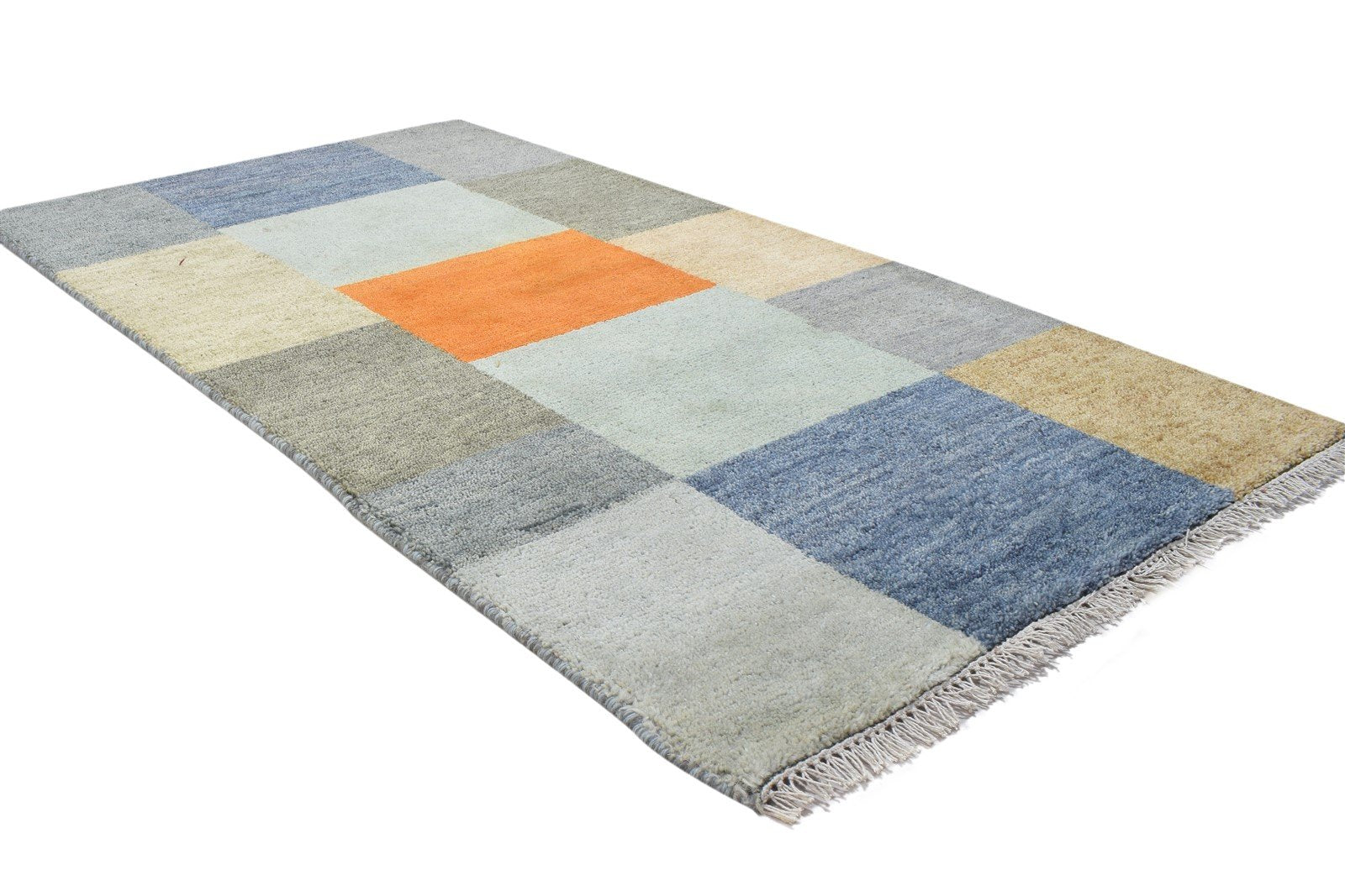 Wool Multi Color Rug 3' X 5' Persian Hand Knotted Gabbeh Tribal Small Carpet 7864317542549