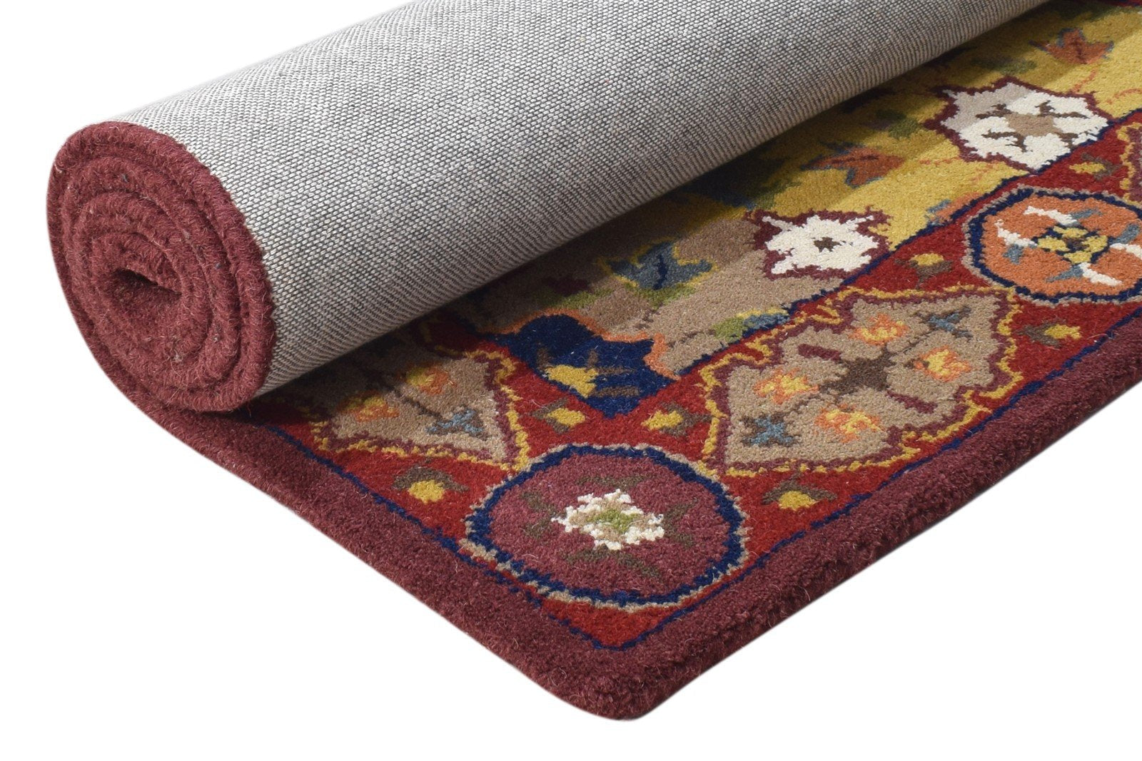 Wool Multi Color Rug 3' X 5' Persian Hand Tufted Bakhtiari Oriental Small Carpet 7864956944533