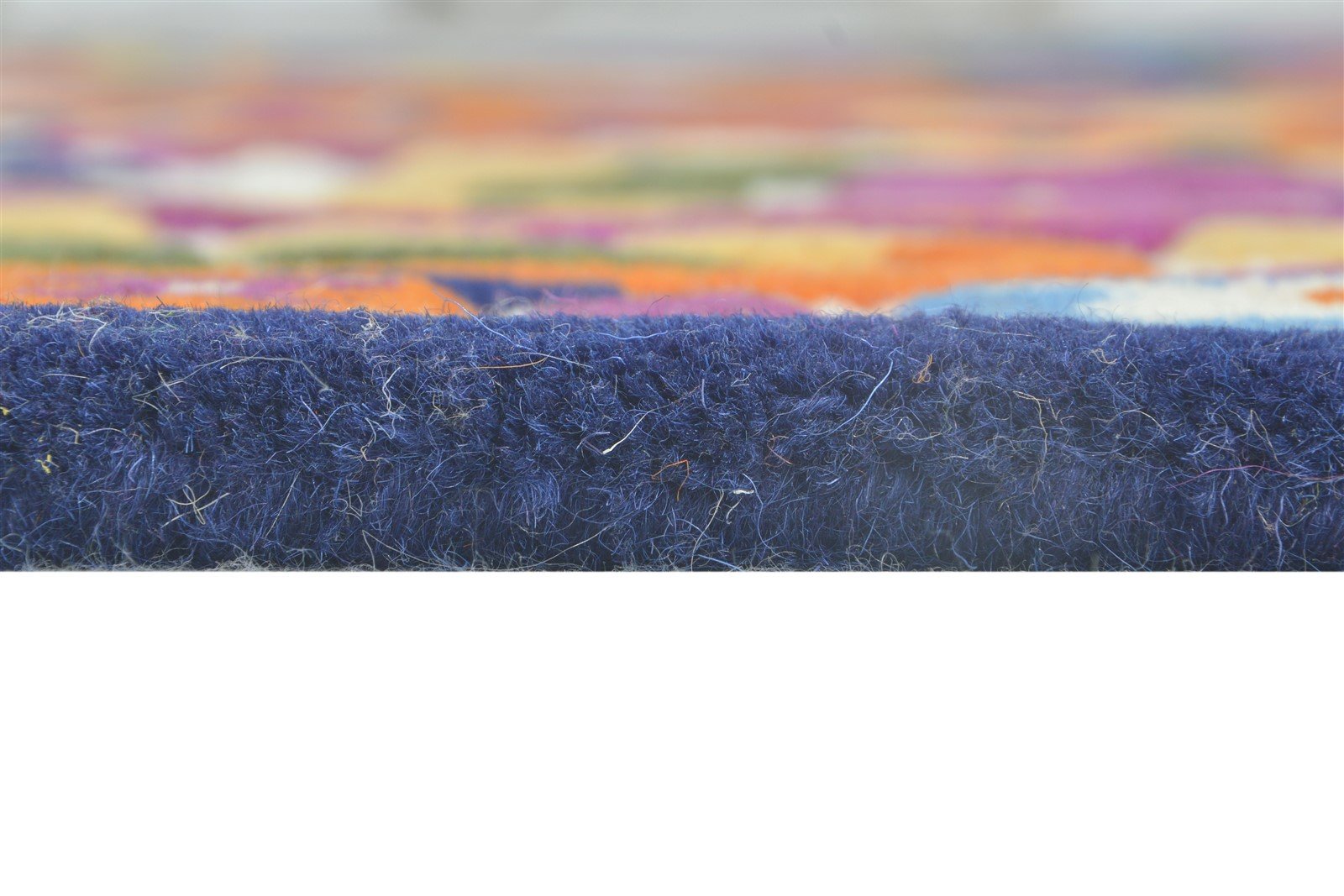 Wool Multi Color Rug 4X6 Modern Hand Tufted European Paisley Room Size Carpet 7865056493717
