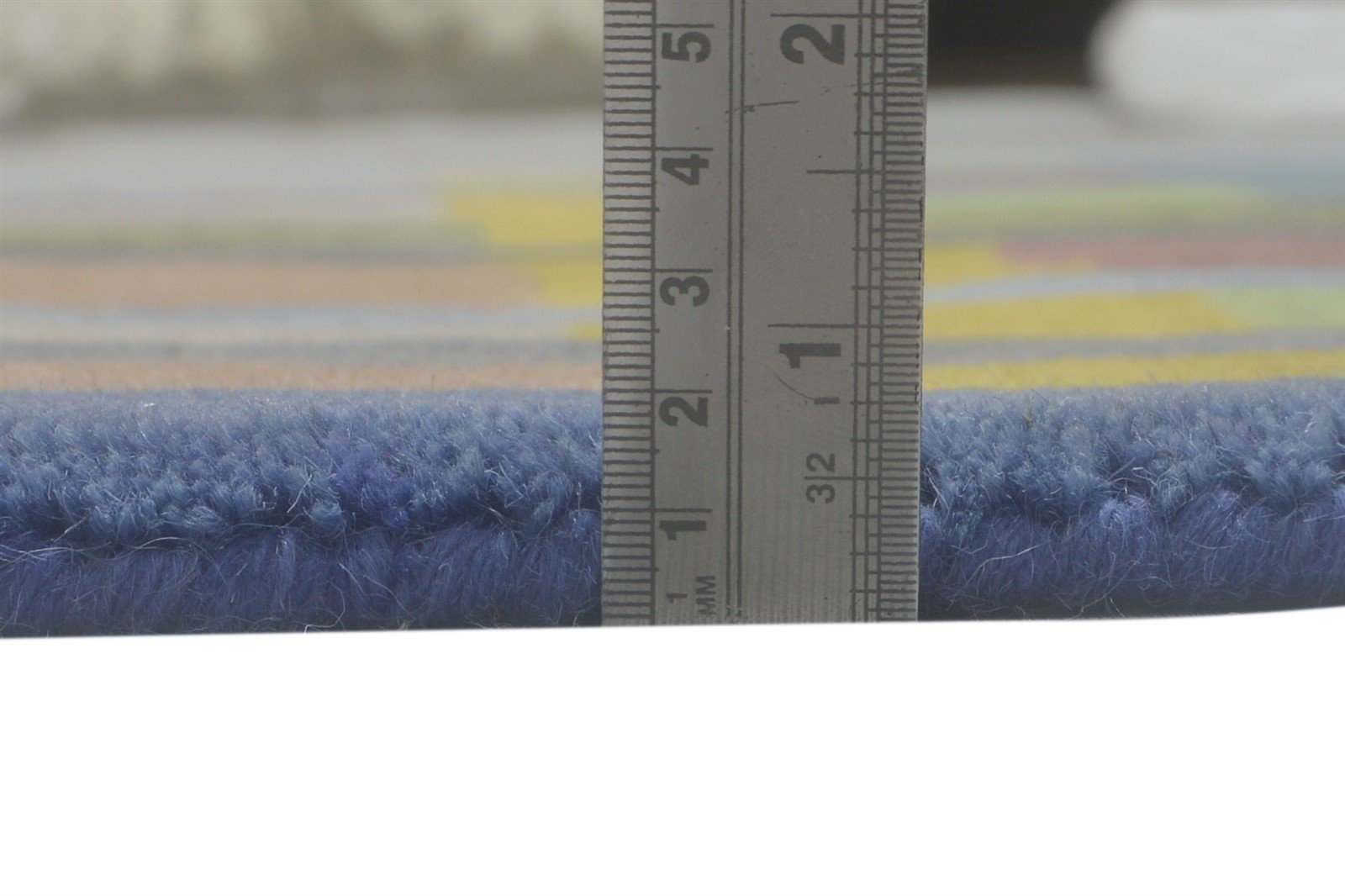 Wool Multi Color Rug 5X8 Modern Hand Tufted Scandinavian Geometric Room Size 7864083742869