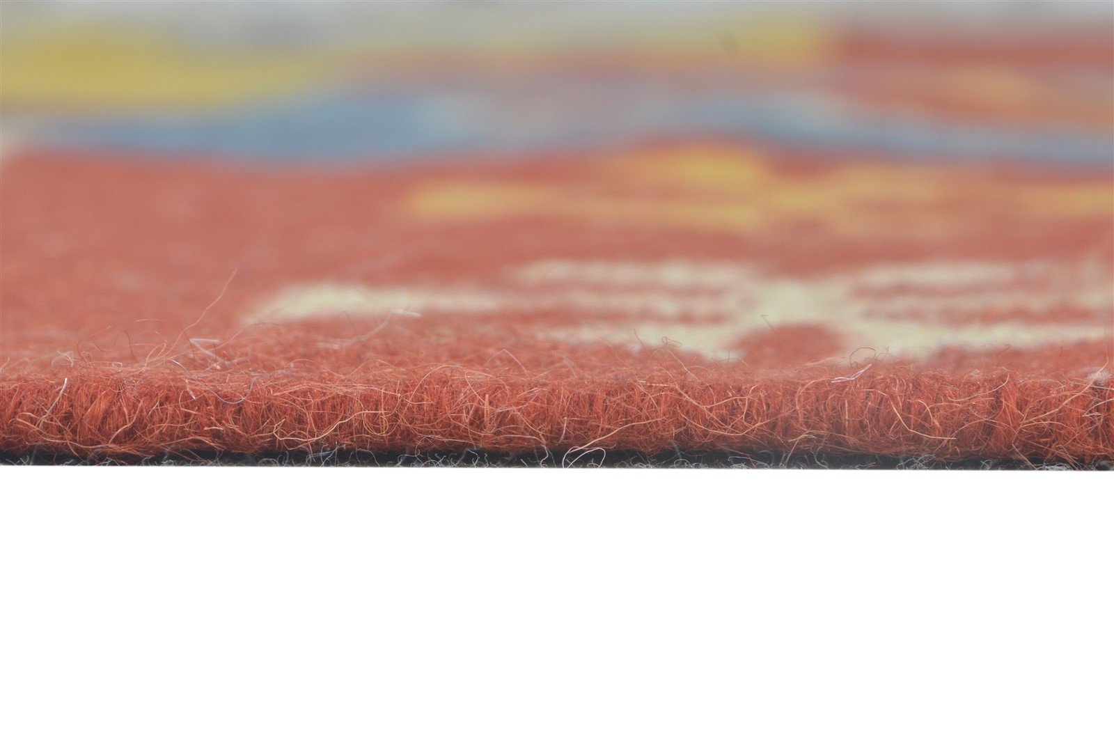 Simonette Wool Multi Color Rug 6X8 Southwestern Dhurrie American Tribal 7865050071189