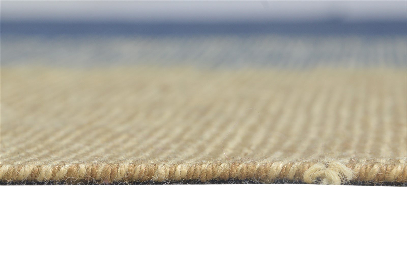 Wool Multi Rug 4' X 6' Modern Hand Woven Scandinavian Striped Room Size Carpet 7864992301205