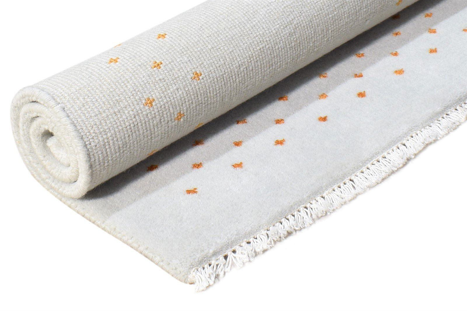Wool Off-White Rug 2X3 Southwestern Hand Knotted American Tribal Small Carpet 7865064915093