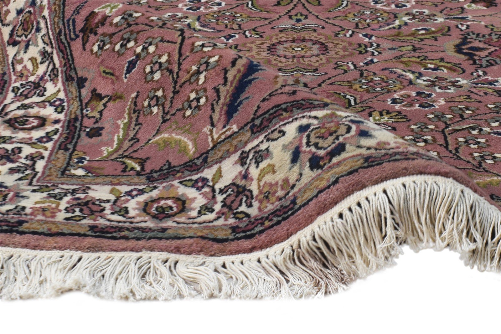 Wool Pink Rug 2'6 X 9' Persian Hand Knotted Kashan Oriental Small Runner 7864669077653