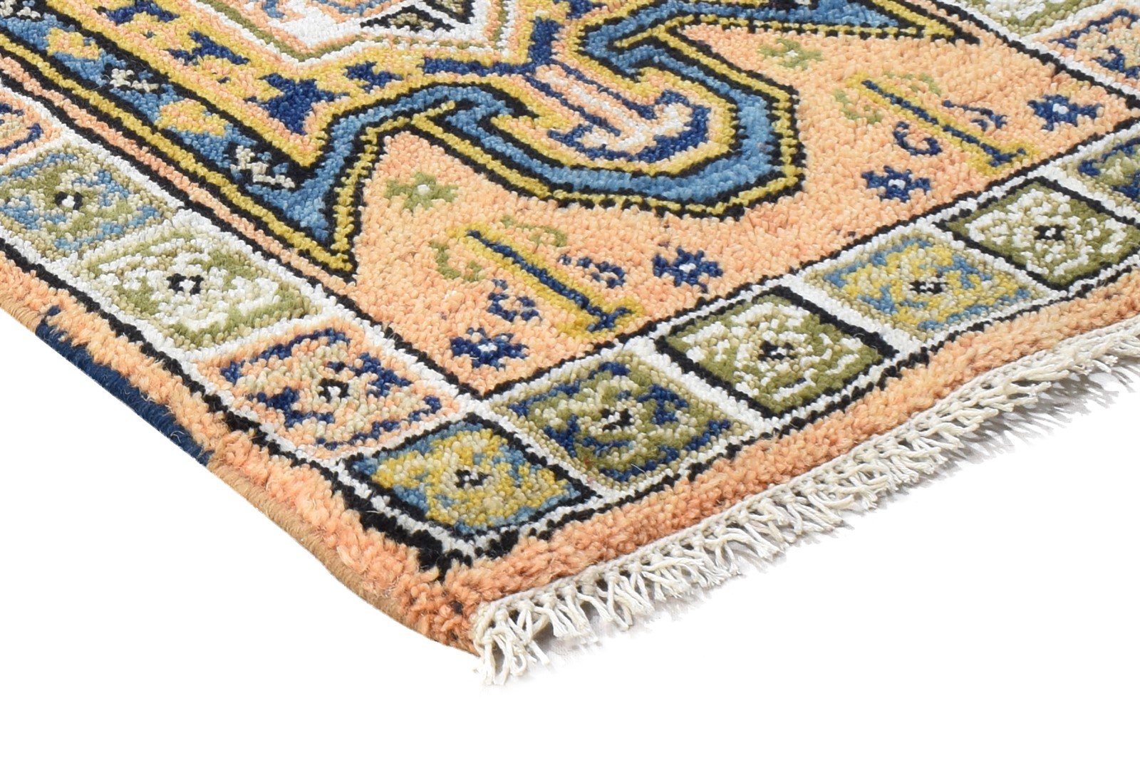 Wool Pink Rug 2' X 3' Persian Hand Knotted Kazak Oriental Small Carpet 7864816861333