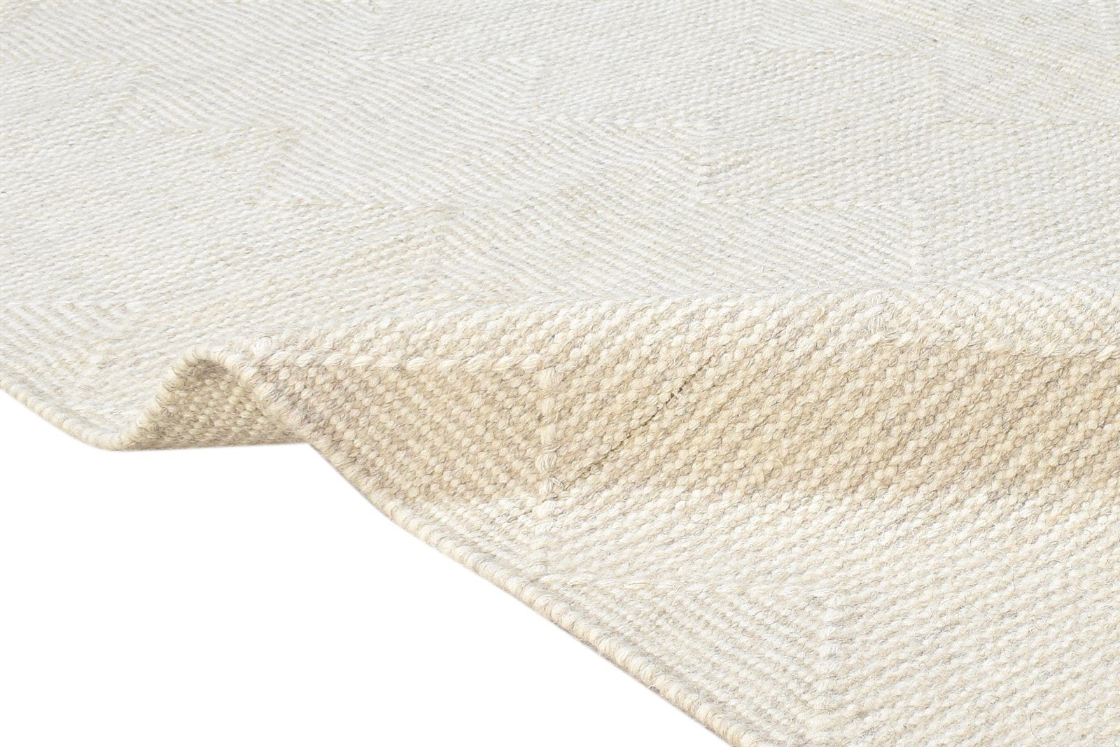 Wool Pink Rug 5' X 5' Modern Dhurrie Scandinavian Nordic Room Size Carpet 7865006817429