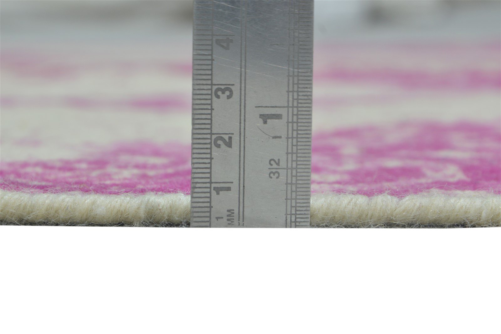 Christie Wool Pink Rug 5' X 8' Modern Dhurrie Bohemian Damask 7865166037141