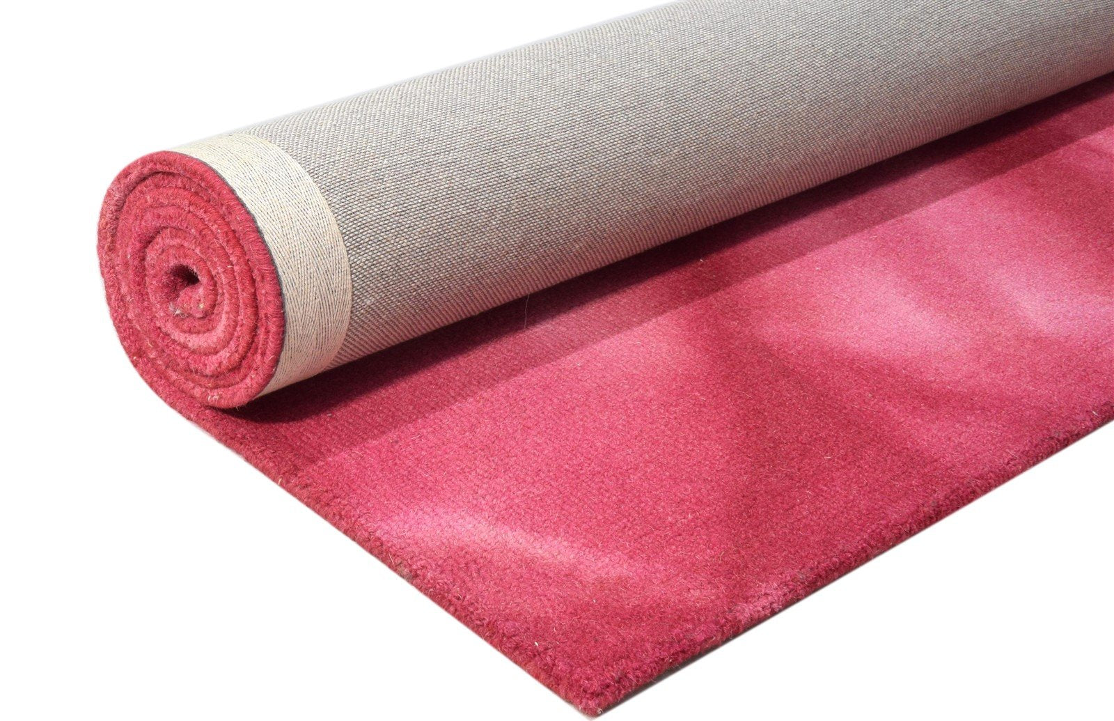 Wool Pink Rug 5' X 8' Modern Hand Tufted Shibori Tie Dye Room Size Carpet 7860684783765