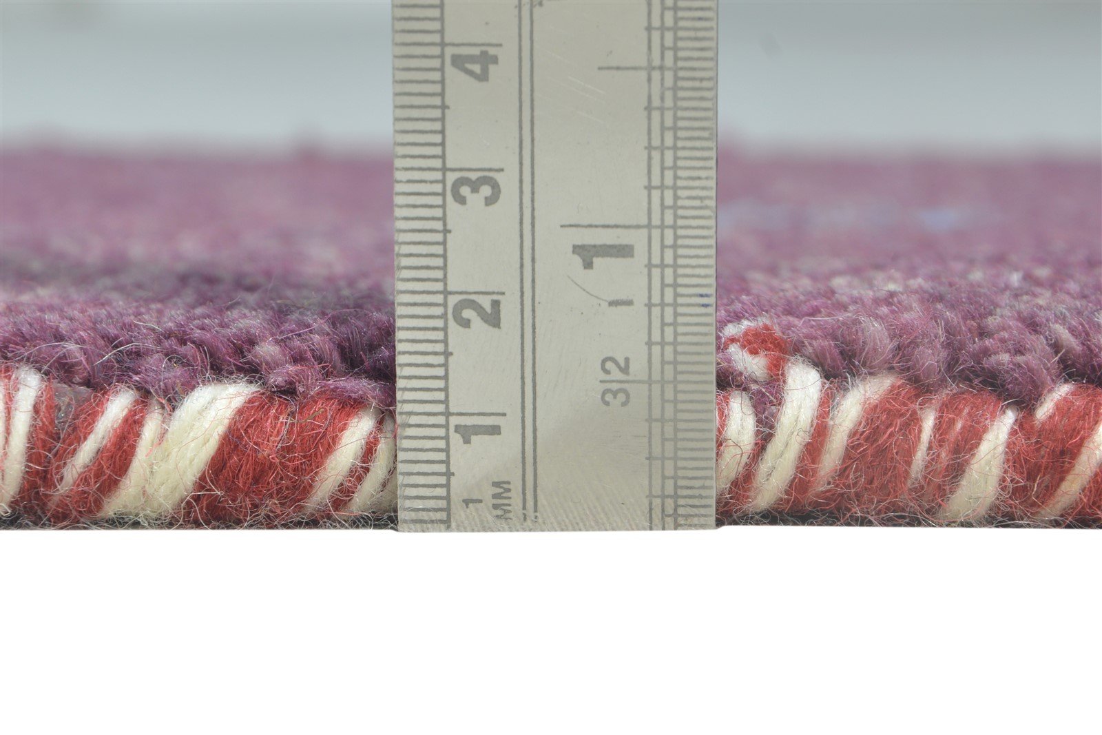 Wool Purple Rug 1' X 2' Tribal Hand Knotted Southwestern Solid Small Carpet 7865089818773