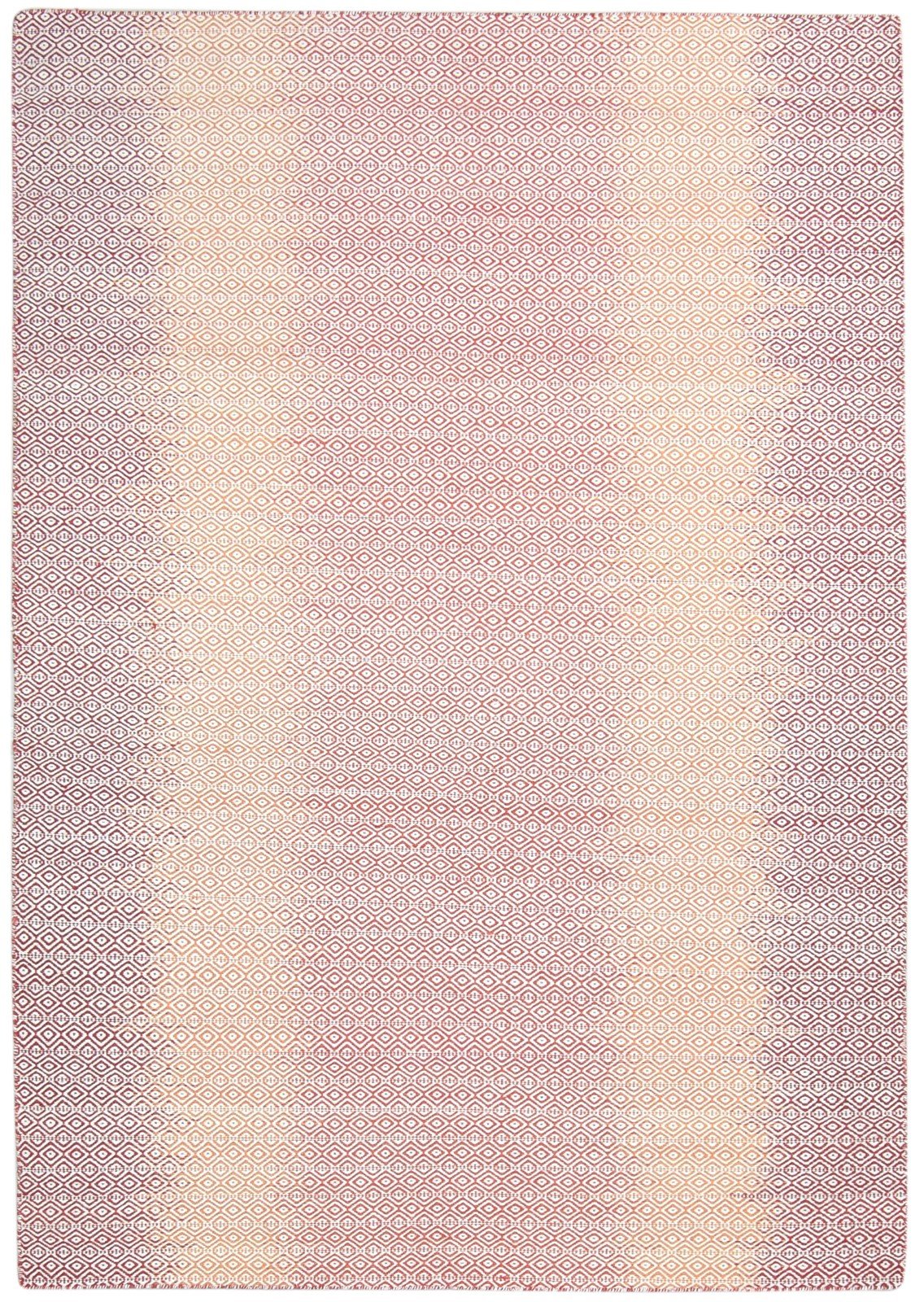 Maxie Wool Purple Rug 6' X 8' Modern Dhurrie Shibori Ombre 7865022808213