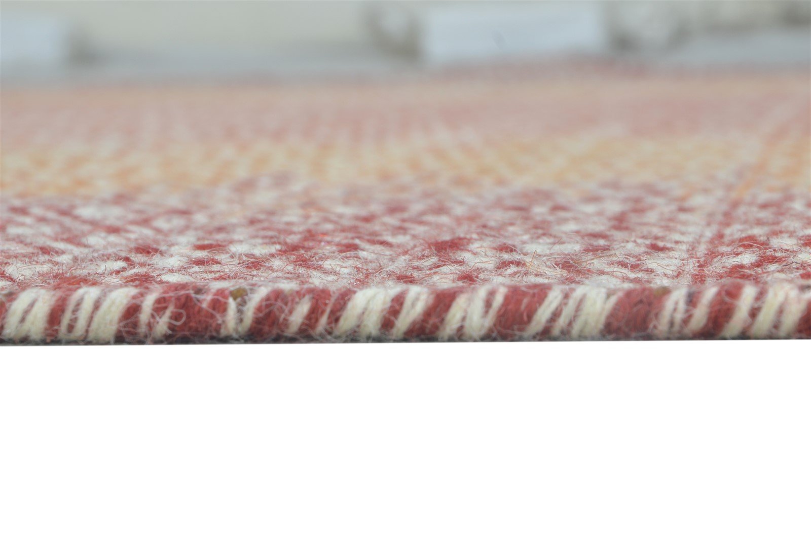 Maxie Wool Purple Rug 6' X 8' Modern Dhurrie Shibori Ombre 7865022808213