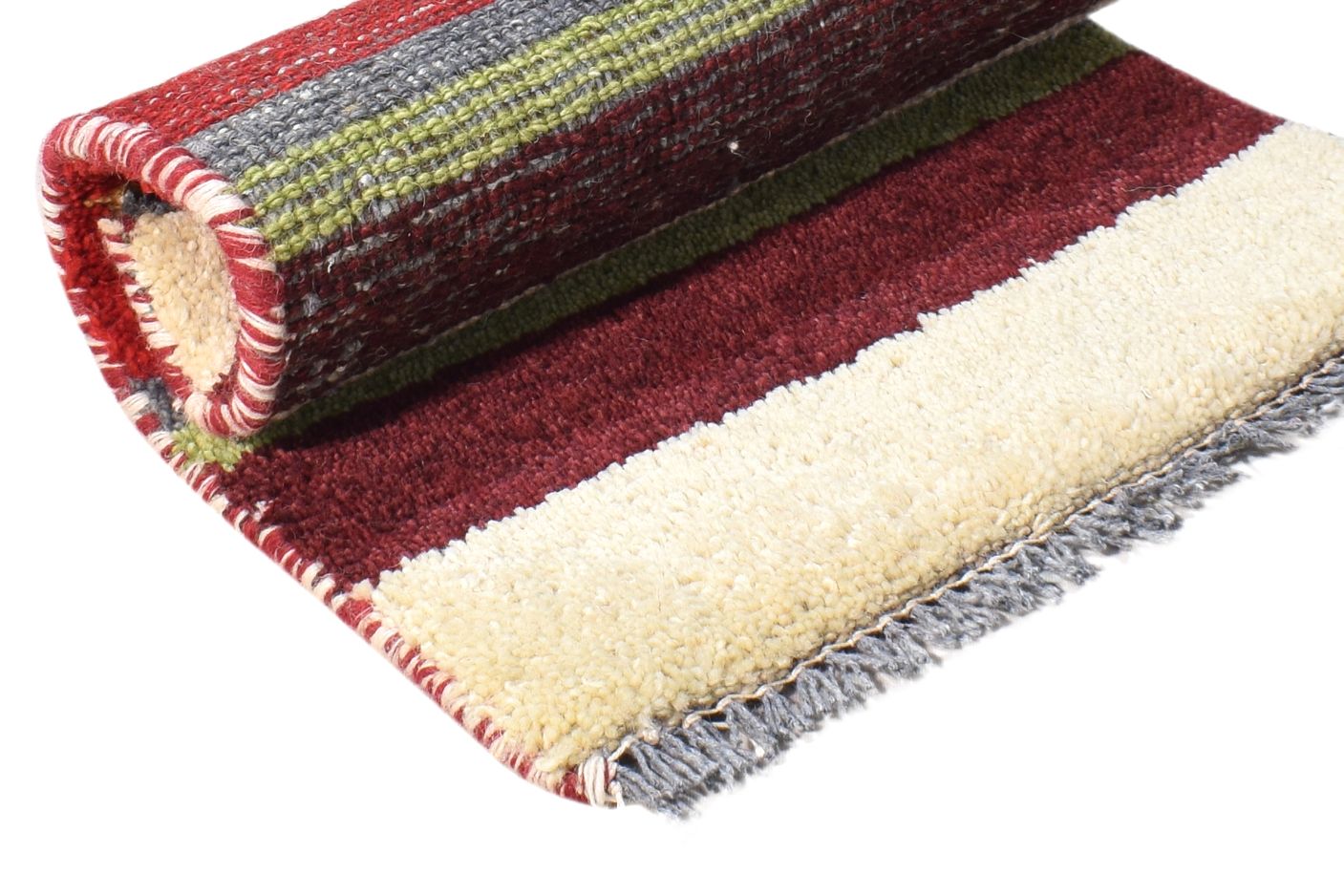 Ernesta Wool Red Rug 1' X 2' Southwestern Hand Knotted American Tribal 7865087623317