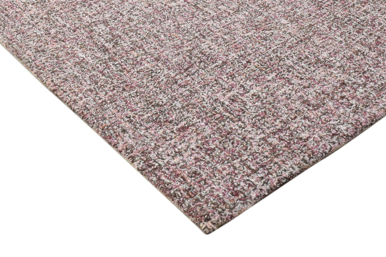 Wool Red Rug 2' X 3' Modern Hand Tufted Scandinavian Solid Small Carpet 7864137449621