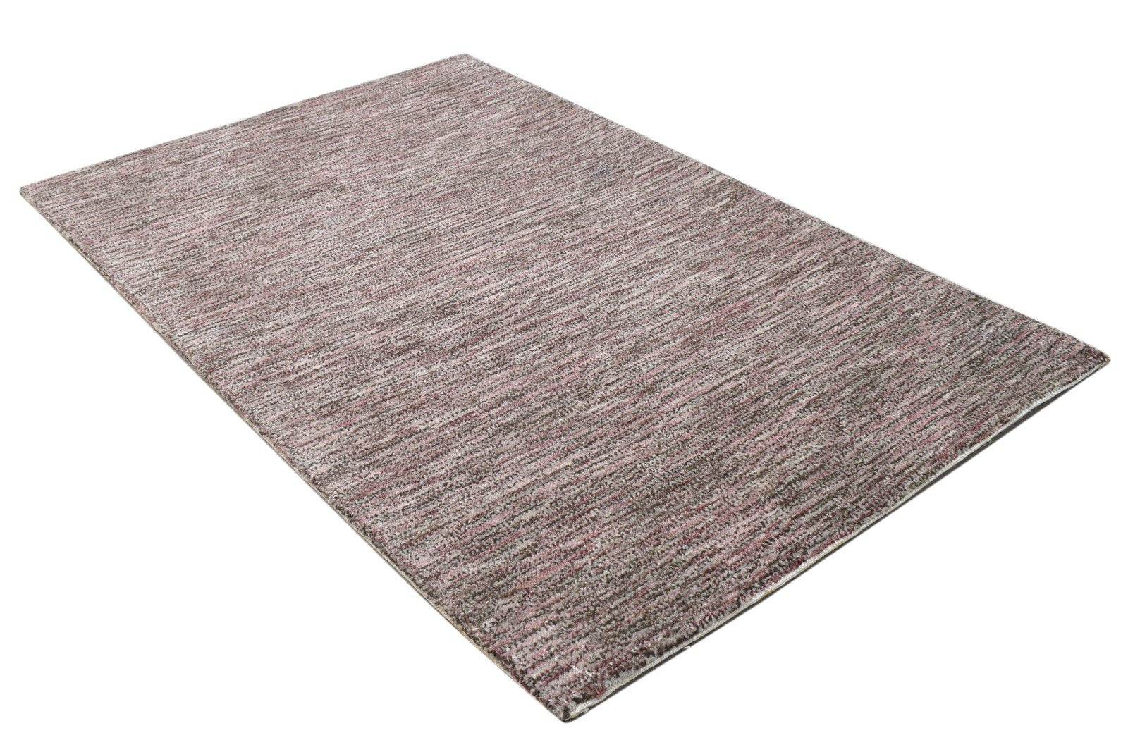 Wool Red Rug 2' X 3' Modern Hand Tufted Scandinavian Solid Small Carpet 7864141480085