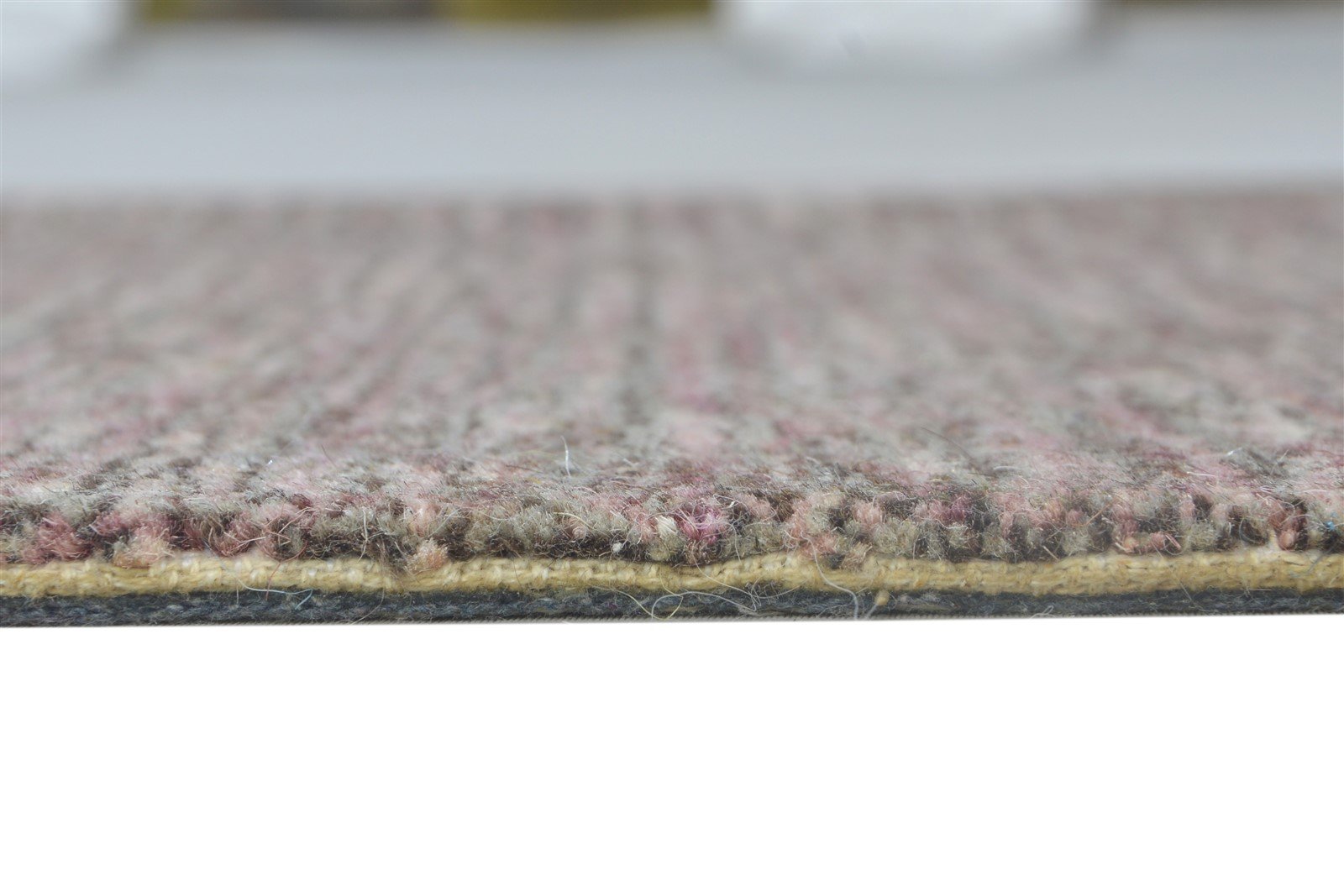 Wool Red Rug 2' X 3' Modern Hand Tufted Scandinavian Solid Small Carpet 7864141480085