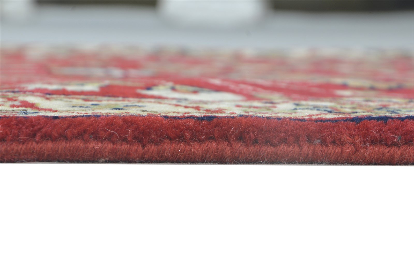 Wool Red Rug 2' X 3' Persian Hand Knotted Agra Oriental Small Carpet 7864170709141