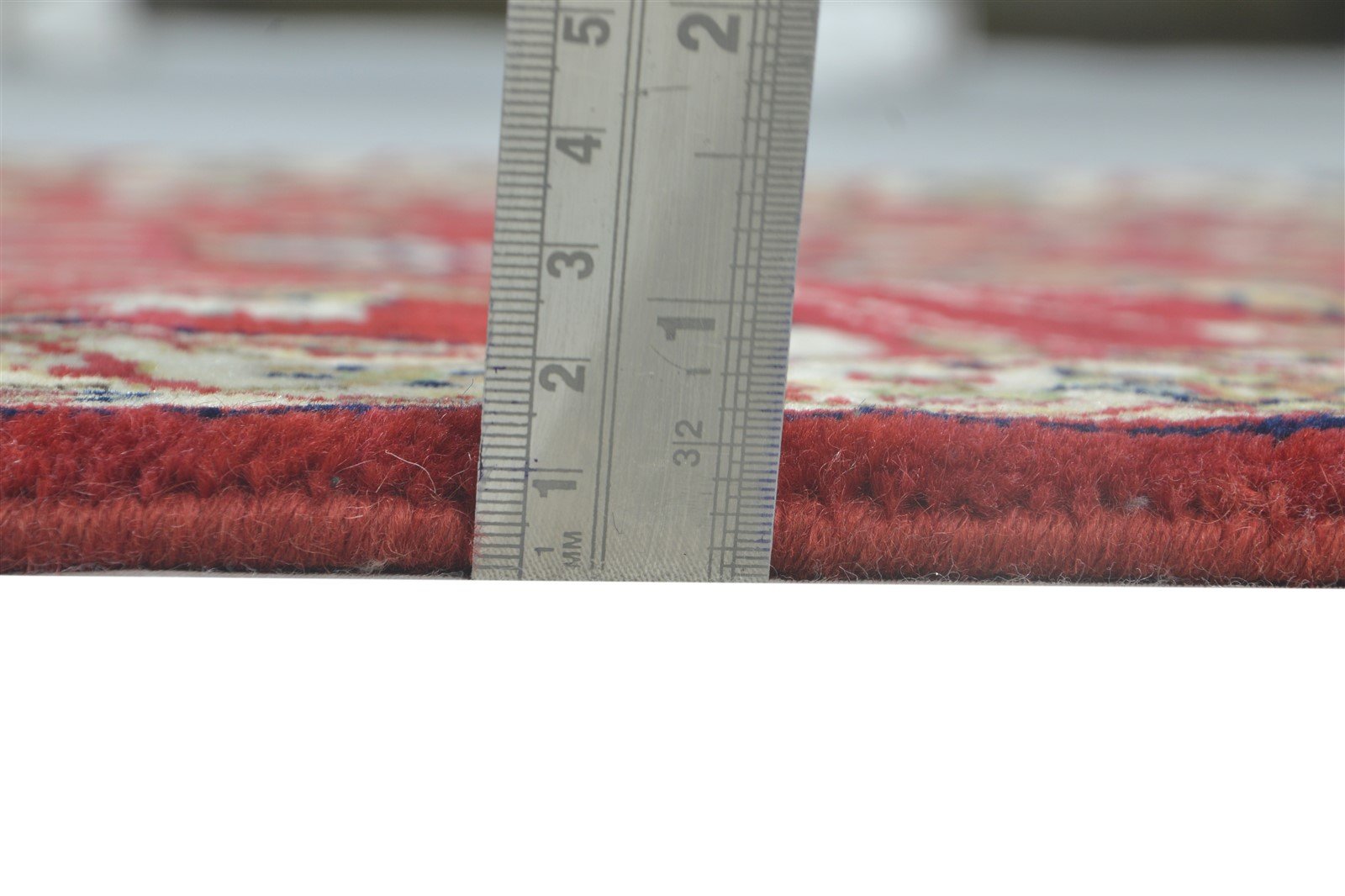 Wool Red Rug 2' X 3' Persian Hand Knotted Agra Oriental Small Carpet 7864170709141
