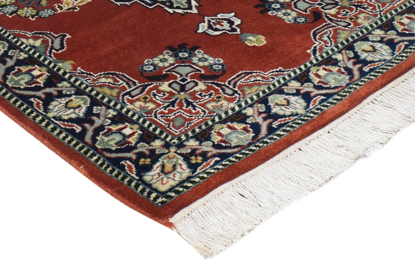 Luella Wool Red Rug 2' X 3' Persian Hand Knotted Heriz-Indian Oriental 7864644862101
