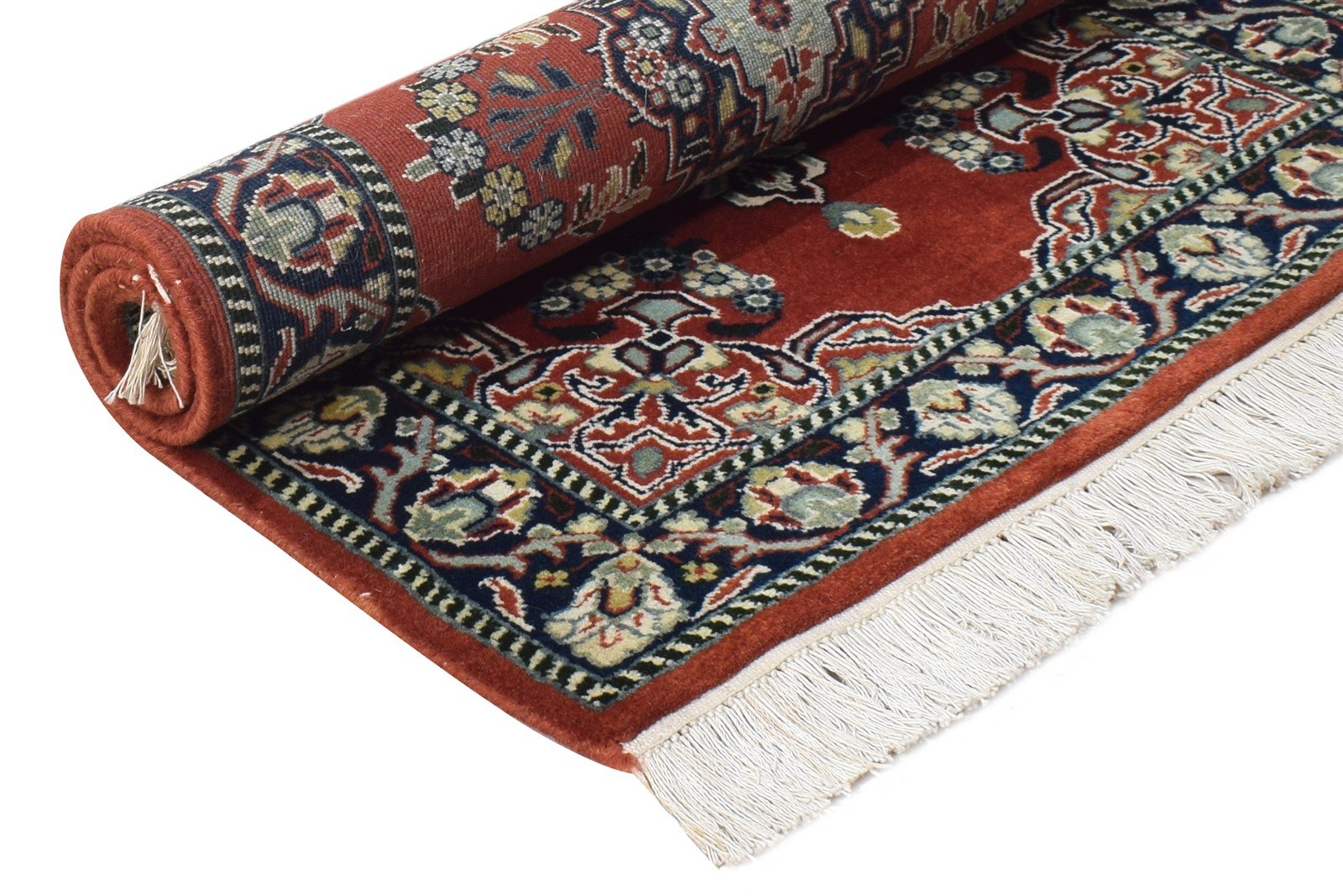 Luella Wool Red Rug 2' X 3' Persian Hand Knotted Heriz-Indian Oriental 7864644862101