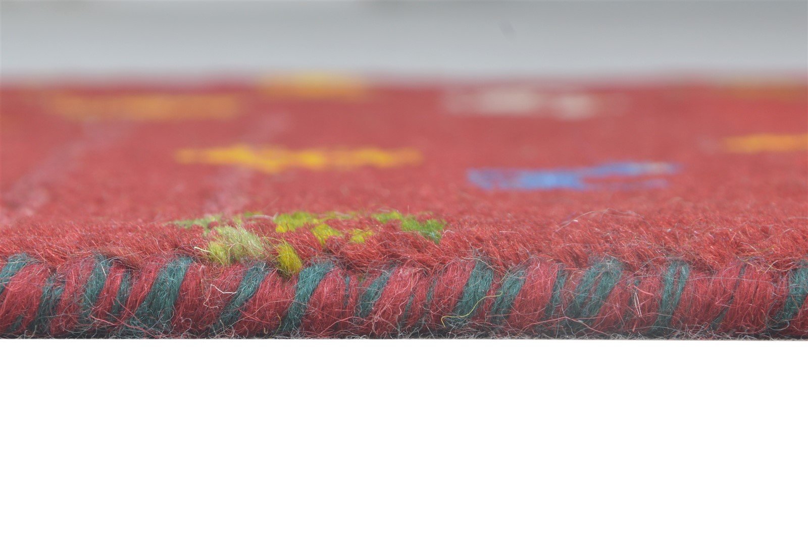 Wool Red Rug 2' X 3' Southwestern Hand Knotted American Tribal Small Carpet 7865052758165