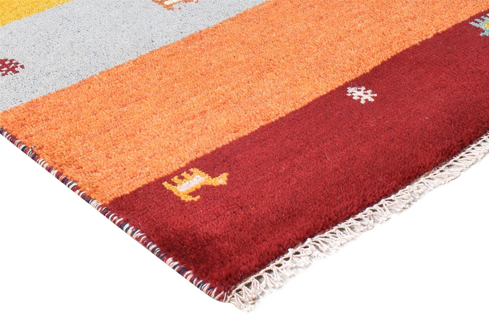 Dorthea Wool Red Rug 2' X 3' Southwestern Hand Knotted American Tribal 7865065144469