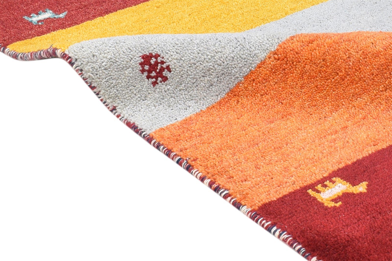 Dorthea Wool Red Rug 2' X 3' Southwestern Hand Knotted American Tribal 7865065144469