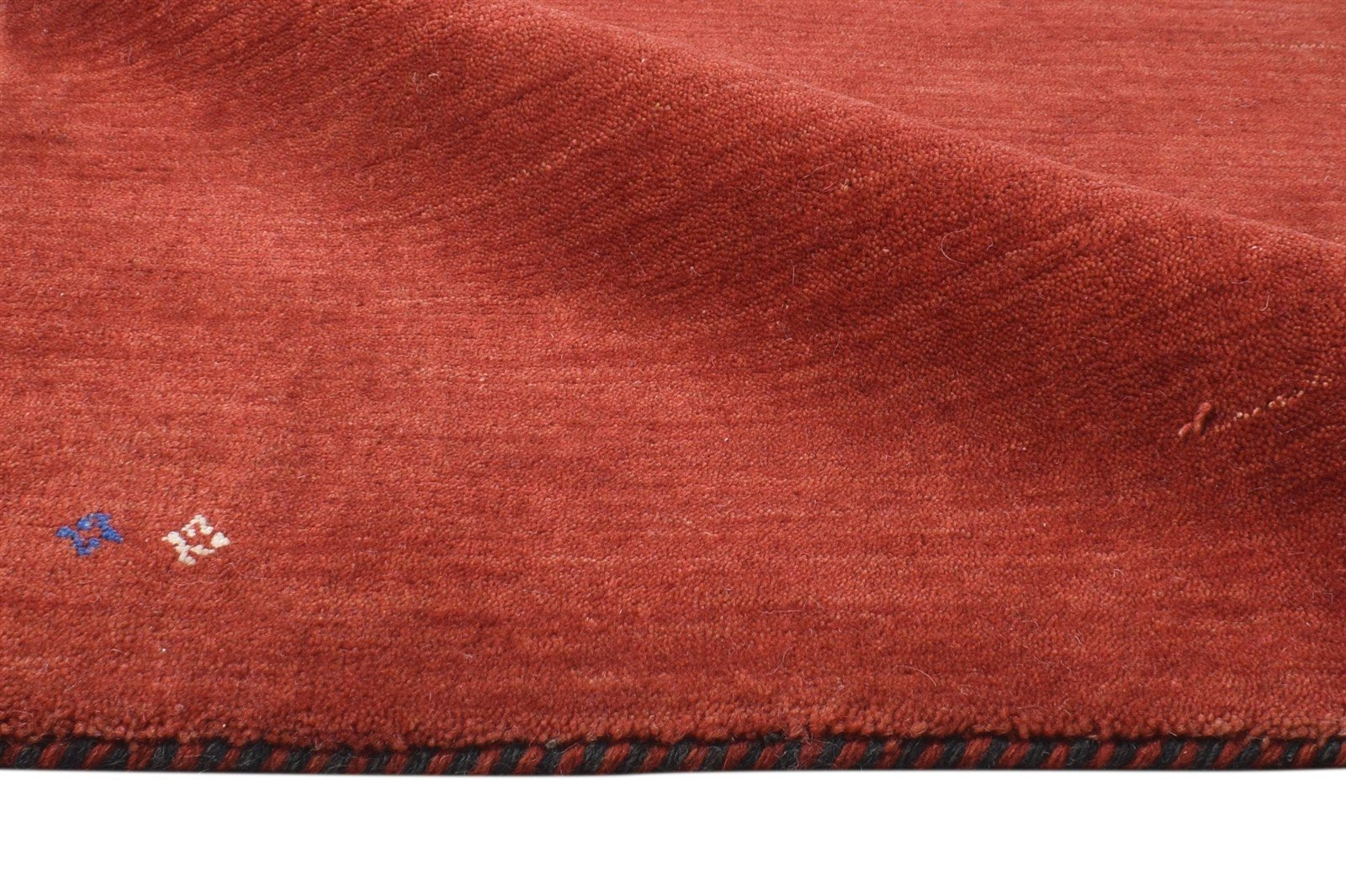 Wool Red Rug 2' X 3' Tribal Handloom Gabbeh Modern Small Carpet 7865137496213