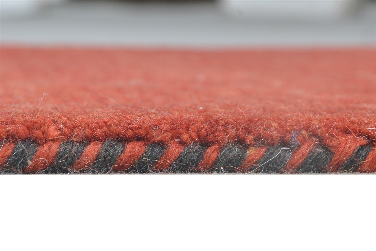 Wool Red Rug 2' X 3' Tribal Handloom Gabbeh Modern Small Carpet 7865137496213