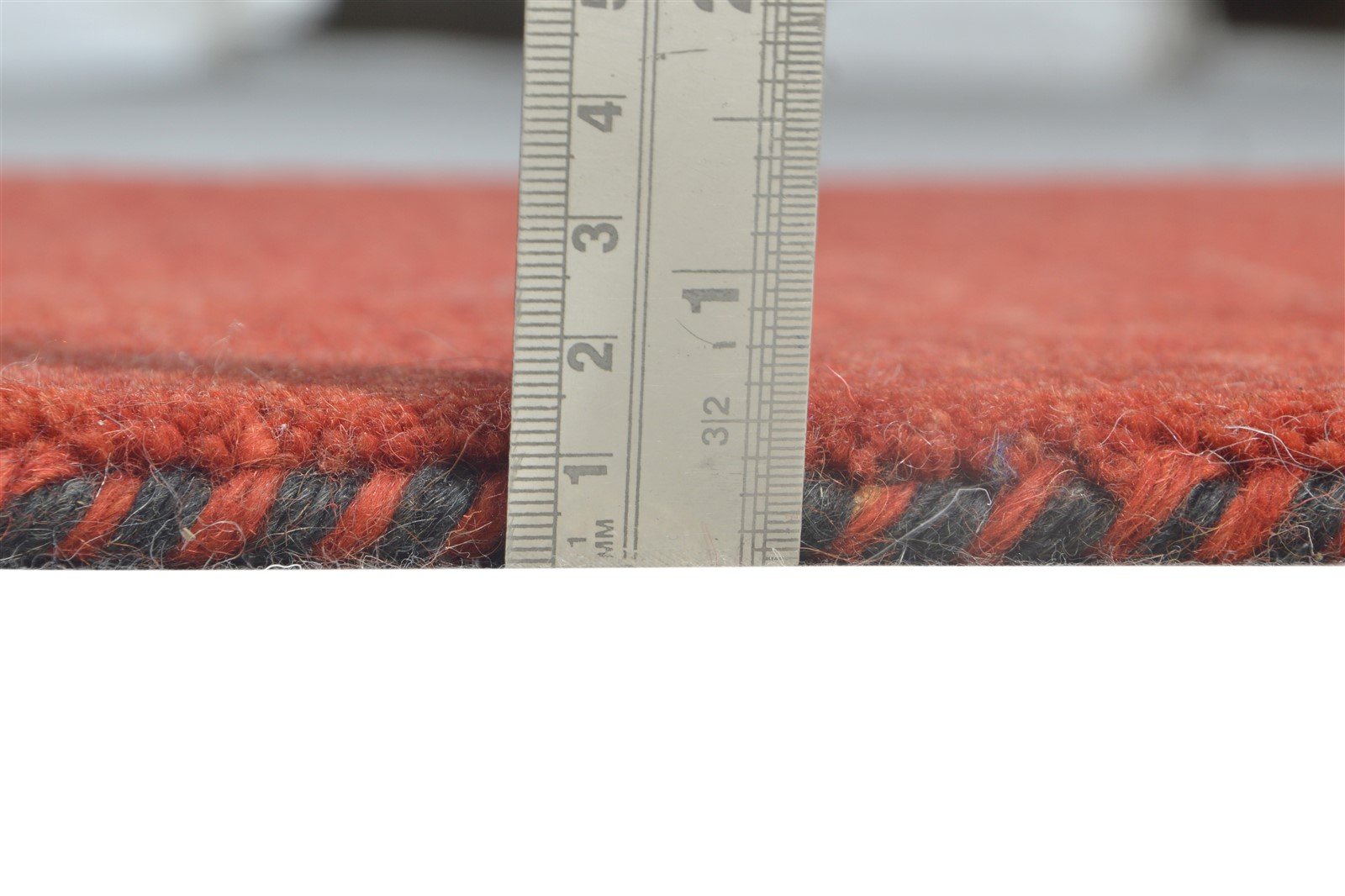 Wool Red Rug 2' X 3' Tribal Handloom Gabbeh Modern Small Carpet 7865137496213