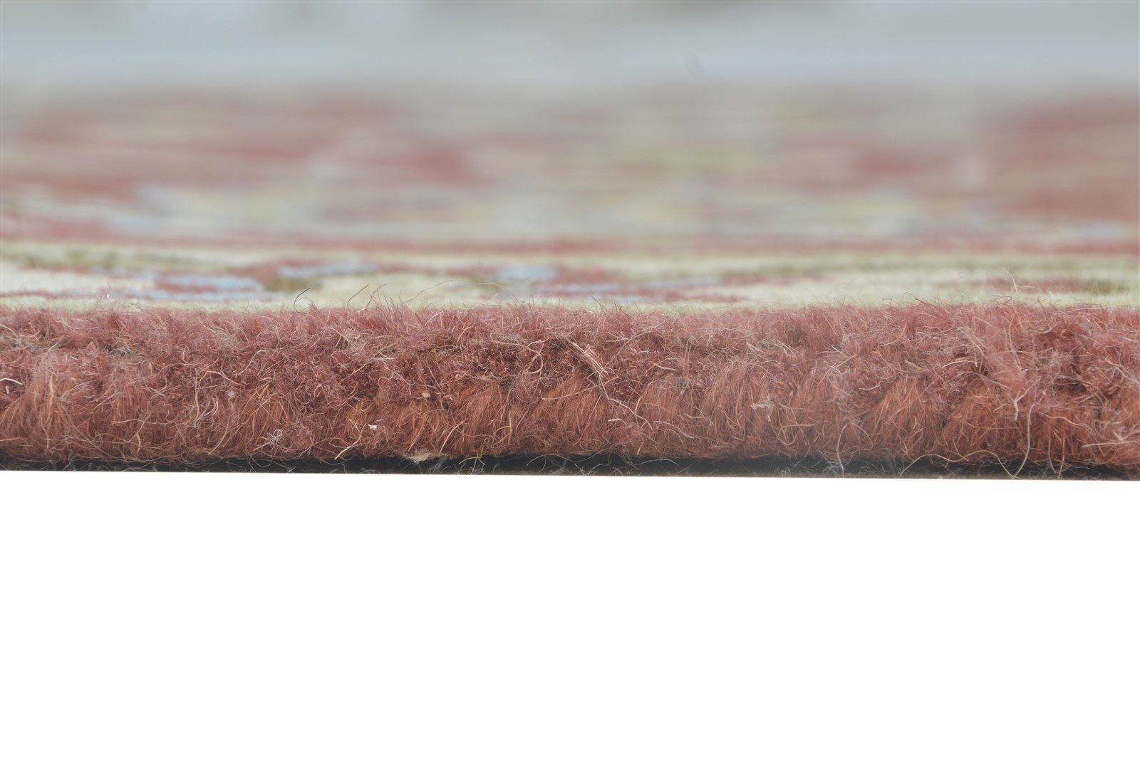 Wool Red Rug 2' X 8' Persian Hand Tufted Kashan Oriental Small Runner 7864852742293