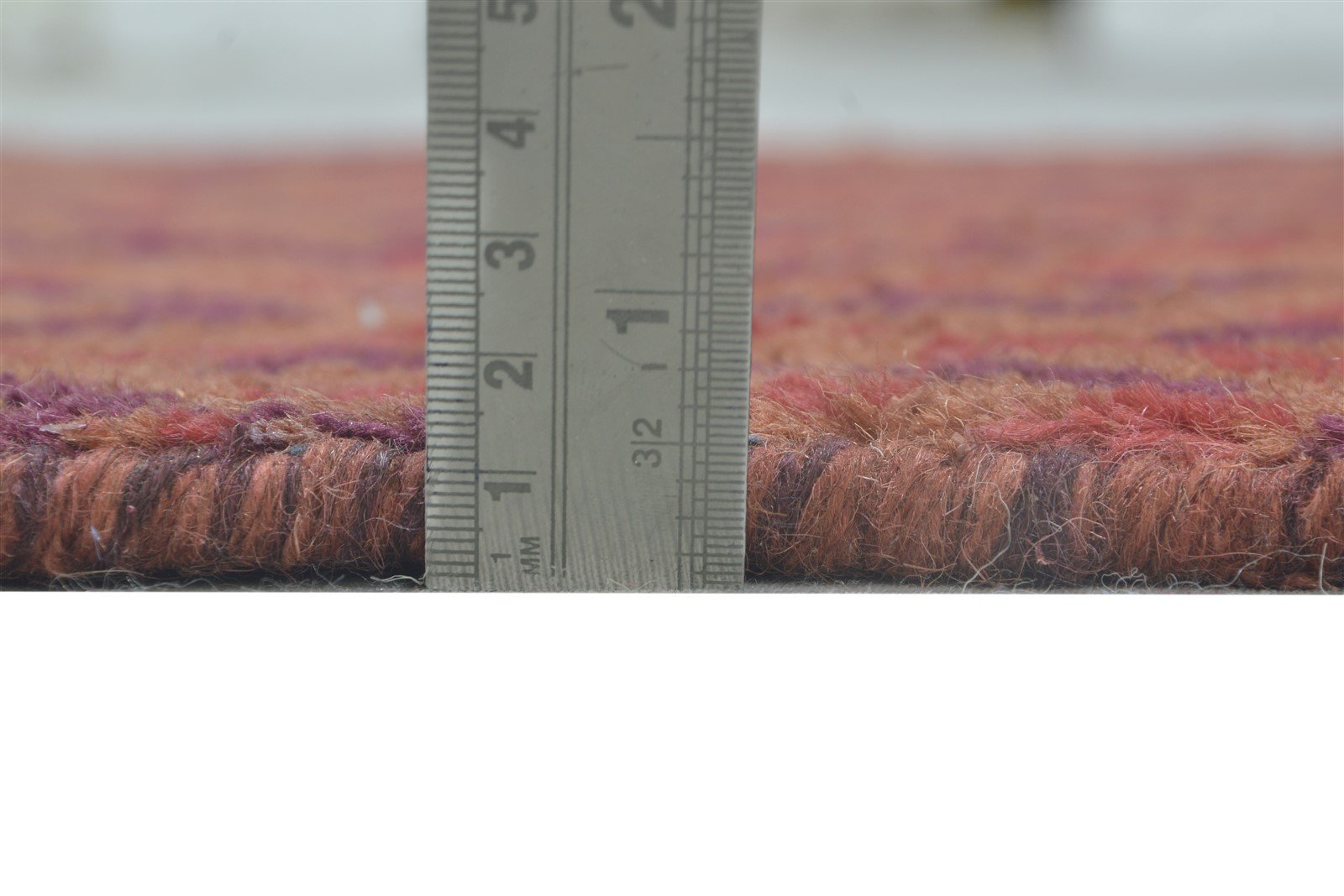Cornelle Wool Red Rug 3' X 9' Modern Hand Knotted Bohemian Abstract Runner 7864315216021