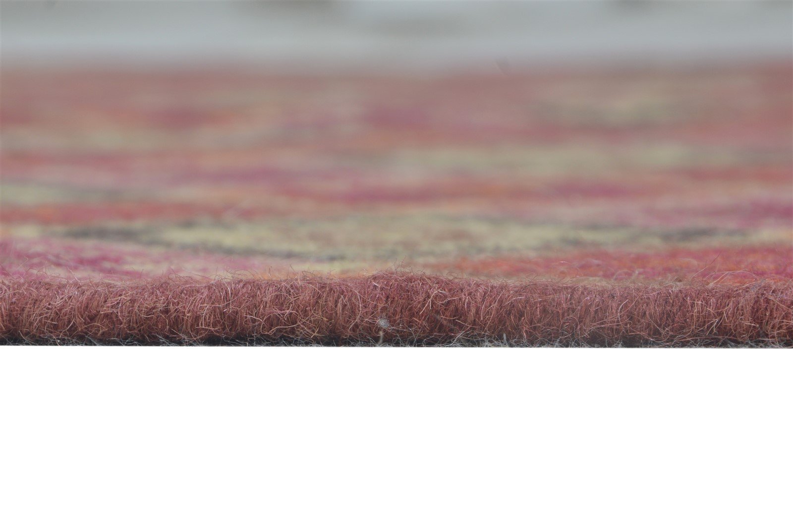 Wool Red Rug 4' X 3' Tribal Dhurrie Southwestern Tribal Room Size Carpet 7864673435797