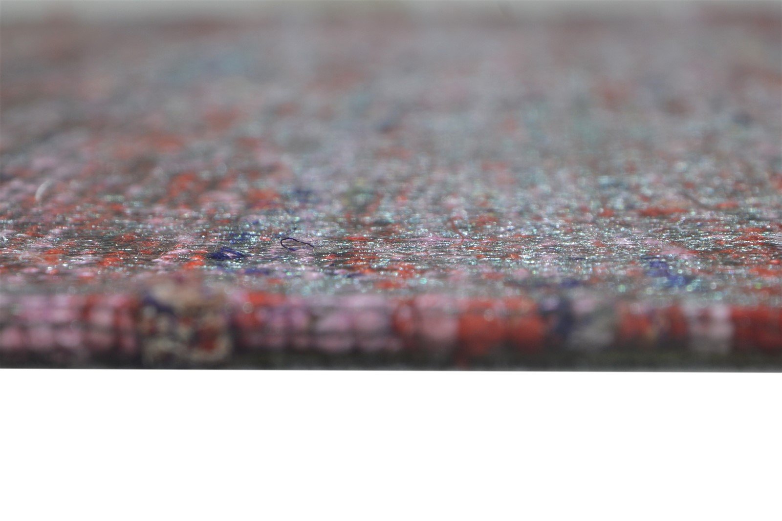 Sue Wool Red Rug 5' X 8' Modern Hand Tufted Bohemian Striped 7864660033685