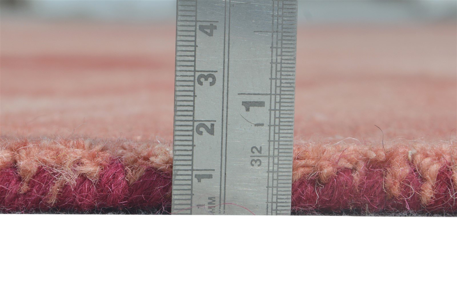 Wool Red Rug 5' X 8' Modern Hand Tufted Shibori Tie Dye Room Size Carpet 7865173278869